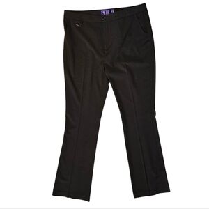 🔥NYDJ Not Your Daughter's Jeans Chocolate Brown Trouser Work Pants Slacks 14